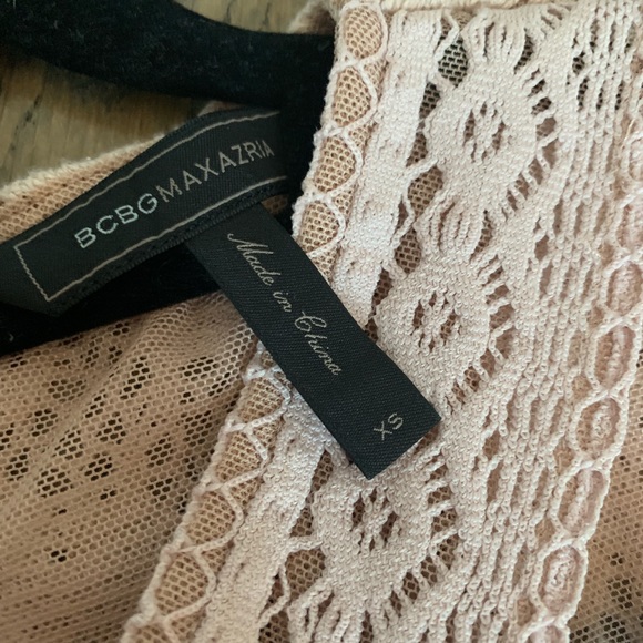 BCBG Lace Peplum Top - Picture 3 of 4